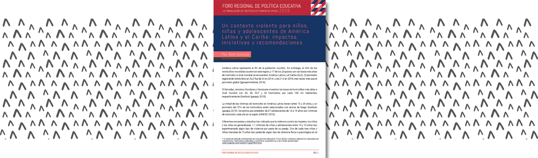 Un contexto violento para niños, niñas y adolescentes de América Latina y el Caribe: impactos, iniciativas y recomendaciones