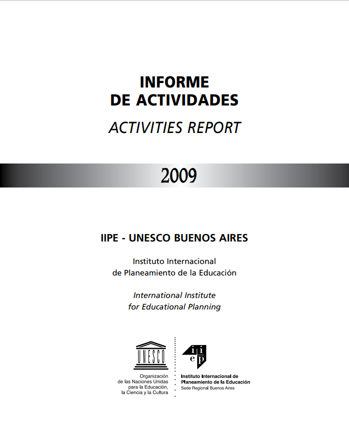 Relatório de atividades 2009-2010