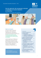 Guía de aplicación del presupuesto orientado a resultados en el sector educativo en Costa Rica